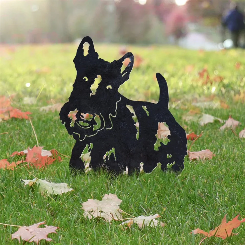 Scottish Terrier Silhouette en Métal - Image 6
