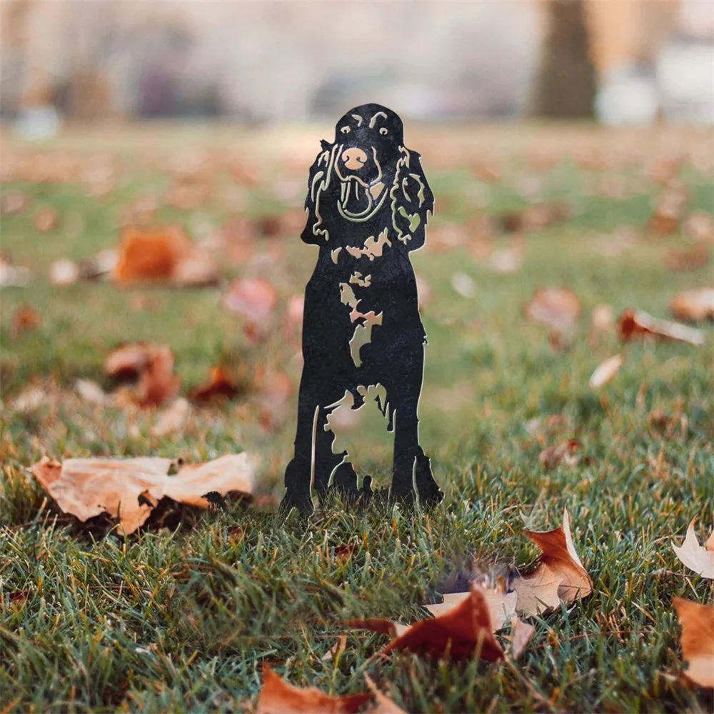 Setter Anglais Silhouette en Métal - Image 3