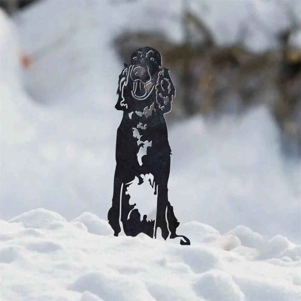 Setter Anglais Silhouette en Métal - Image 4