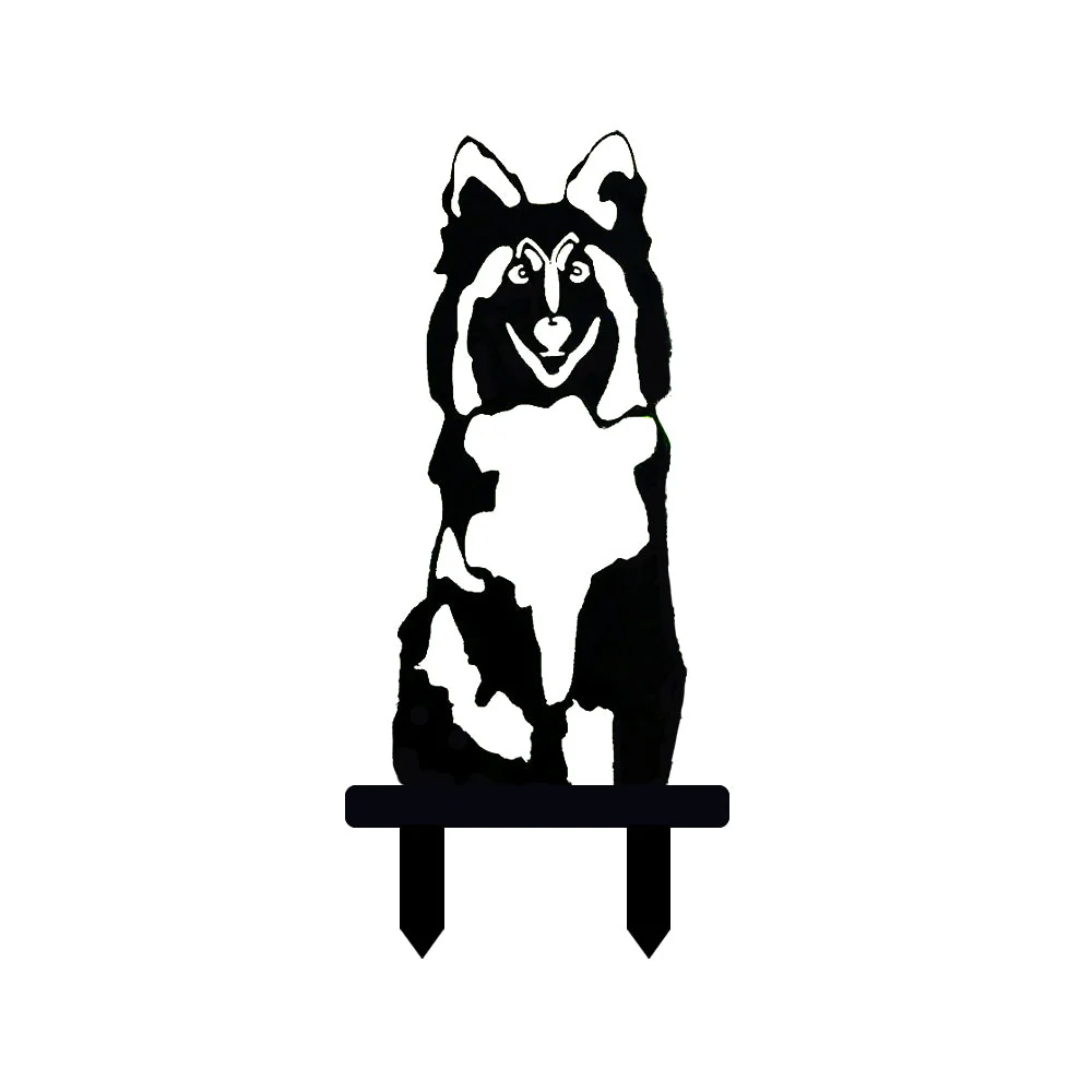 Shetland Sheepdog Silhouette en Métal - Image 10