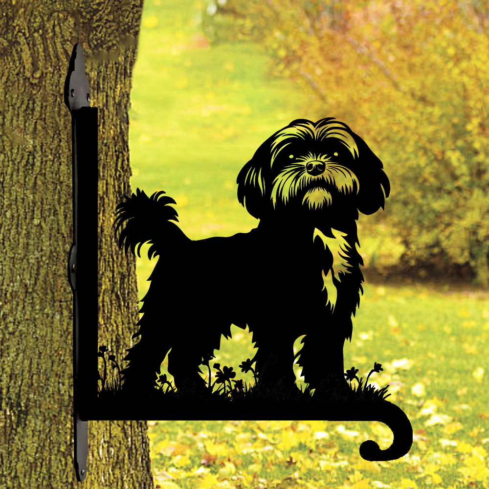 Shih Tzu Support de Plantes à Suspendre Métallique - Image 3