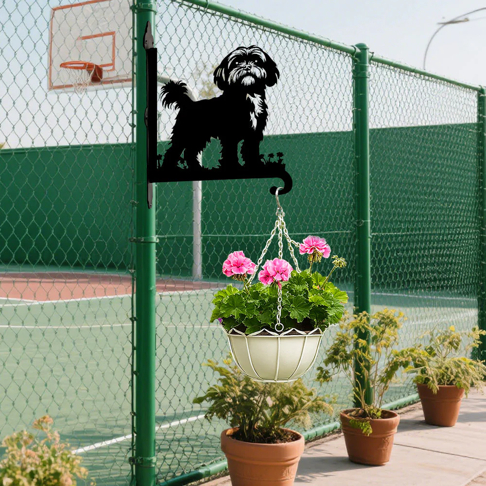 Shih Tzu Support de Plantes à Suspendre Métallique - Image 4