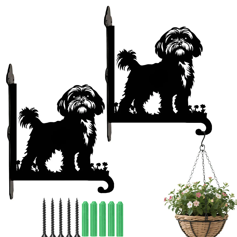 Shih Tzu Support de Plantes à Suspendre Métallique - Image 7