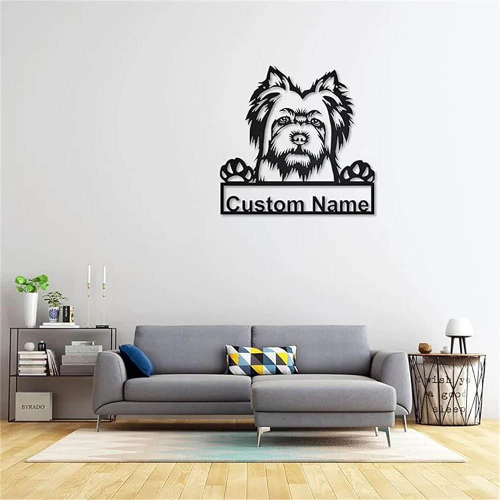 Silky Terrier Plaque en Métal Art Personnalisée - Image 5