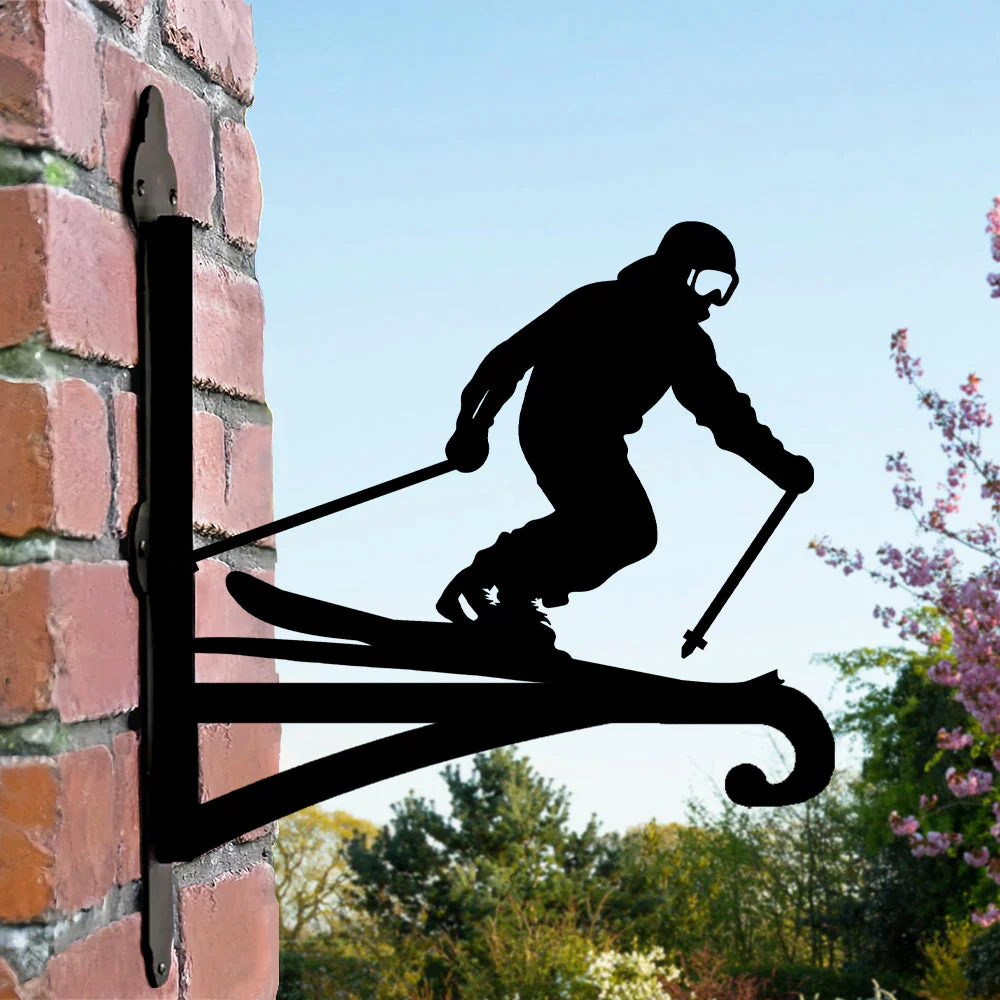 Ski Support de Plantes à Suspendre Métallique