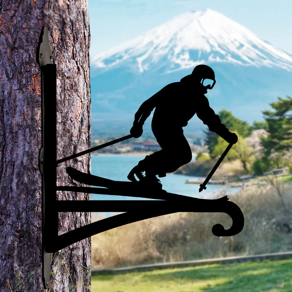 Ski Support de Plantes à Suspendre Métallique - Image 3