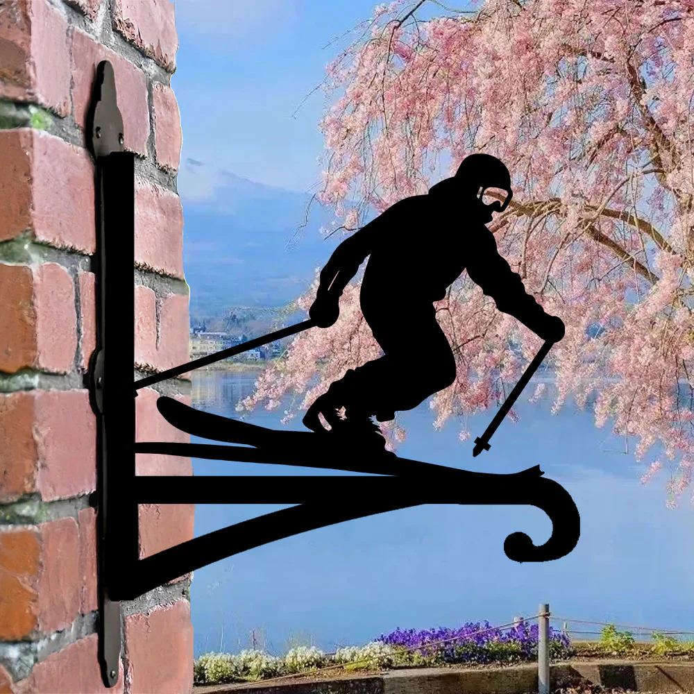 Ski Support de Plantes à Suspendre Métallique - Image 5