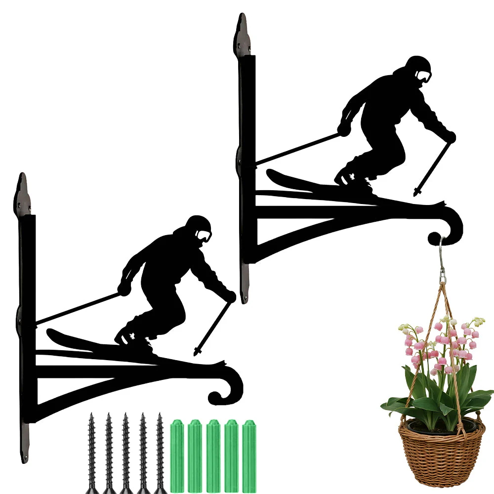Ski Support de Plantes à Suspendre Métallique - Image 8