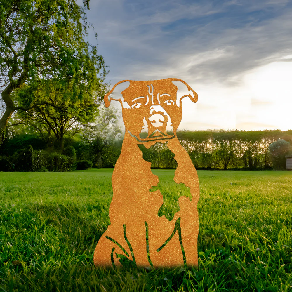 Staffordshire Bull Terrier Silhouette en Métal - Image 2