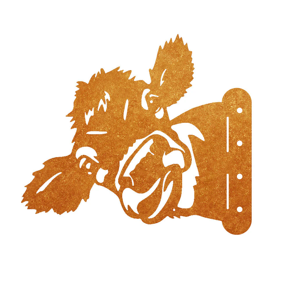 Vache Curieuse Plaque Métallique – Décoration de Jardin Extérieur Animale - Image 9