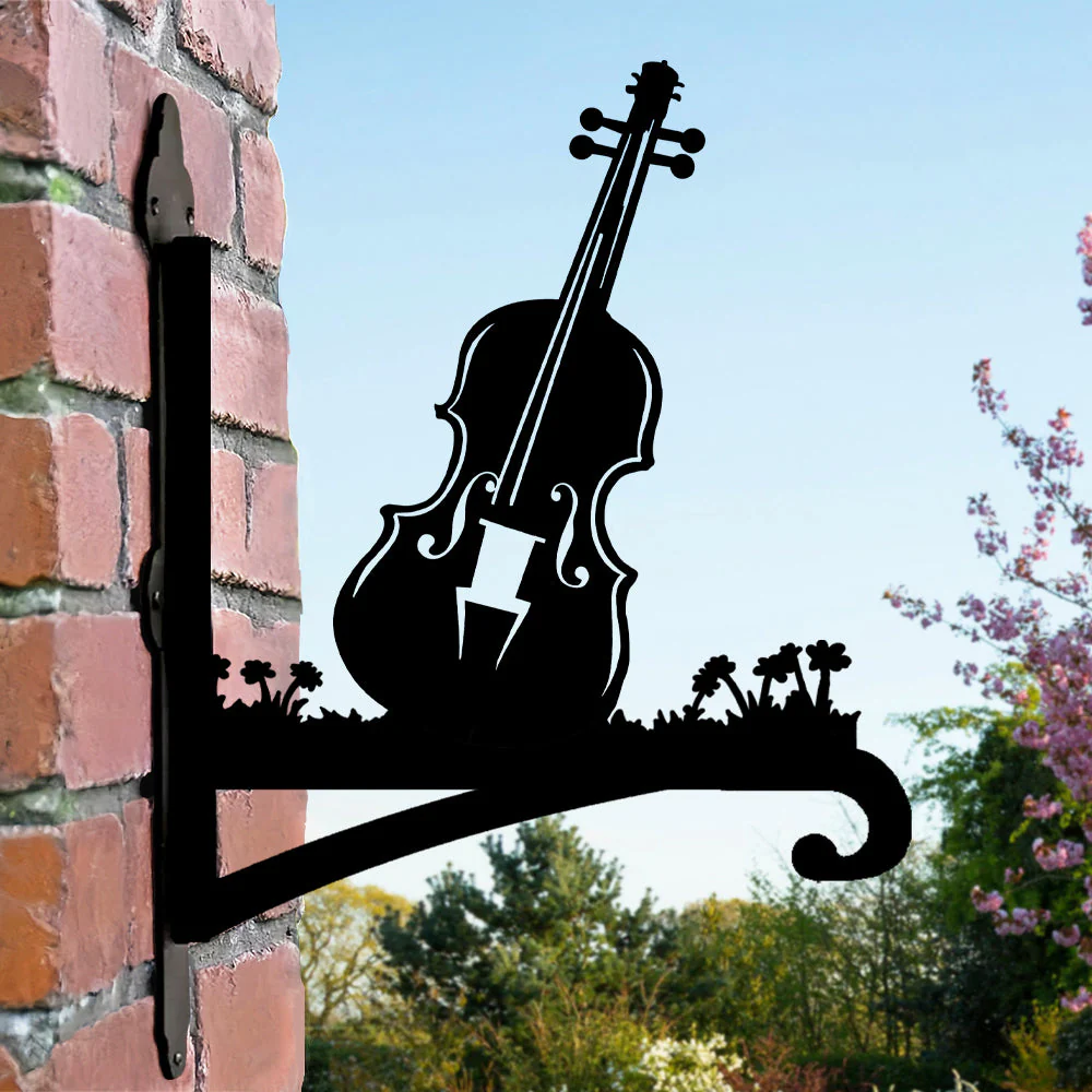 Violon Support de Plantes à Suspendre Métallique
