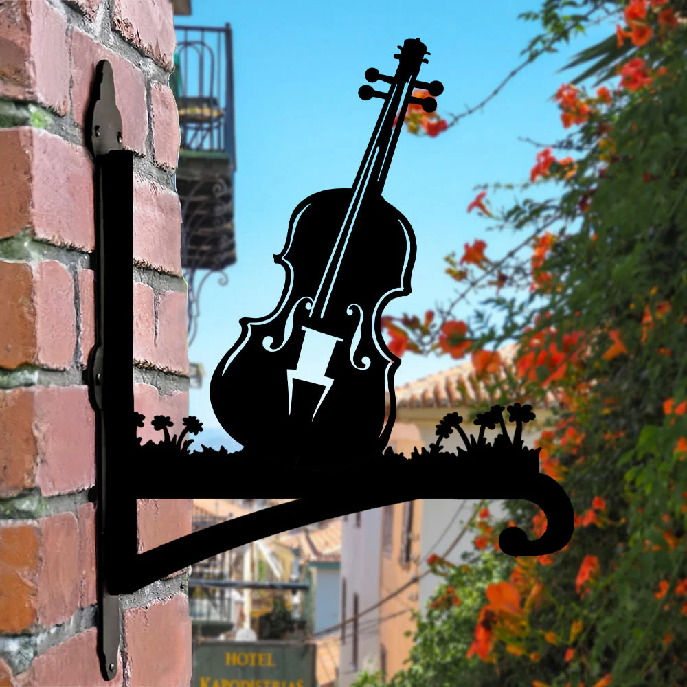 Violon Support de Plantes à Suspendre Métallique - Image 3