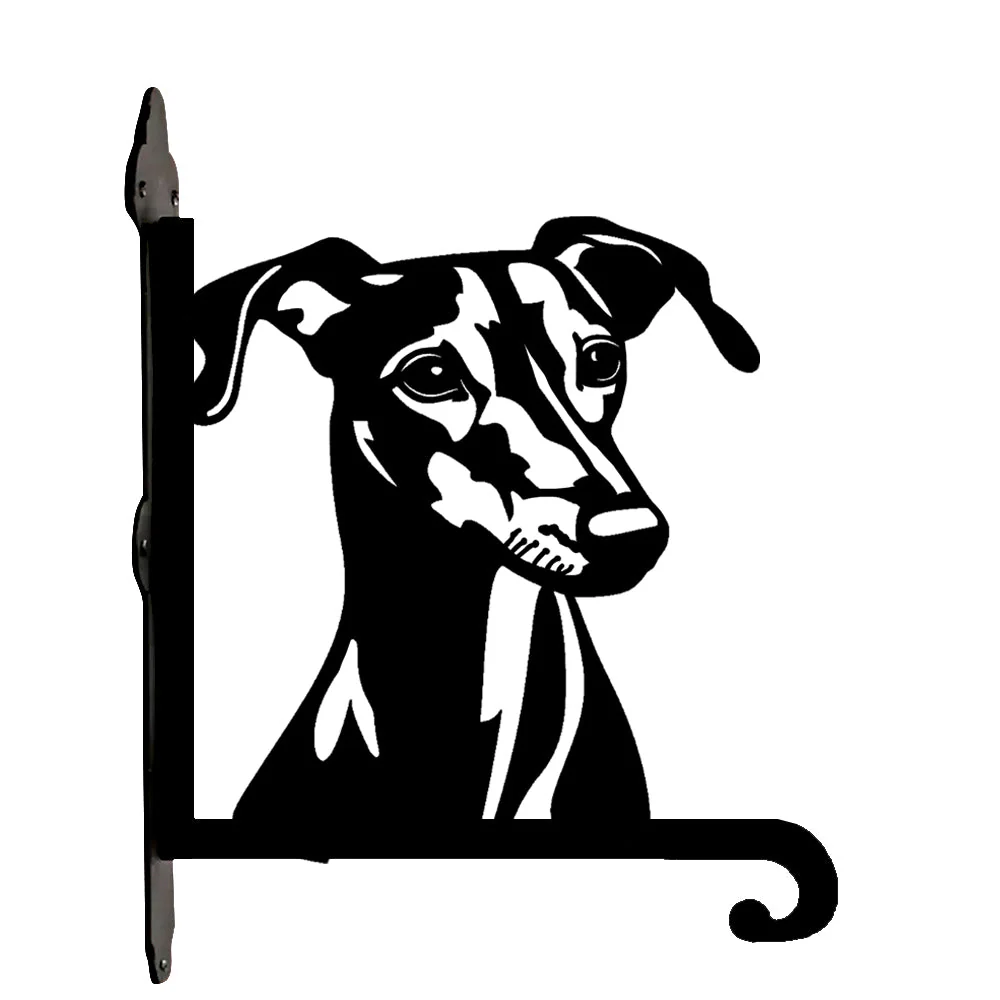 Visage de Lévrier Support de Plantes à Suspendre Métallique - Image 8