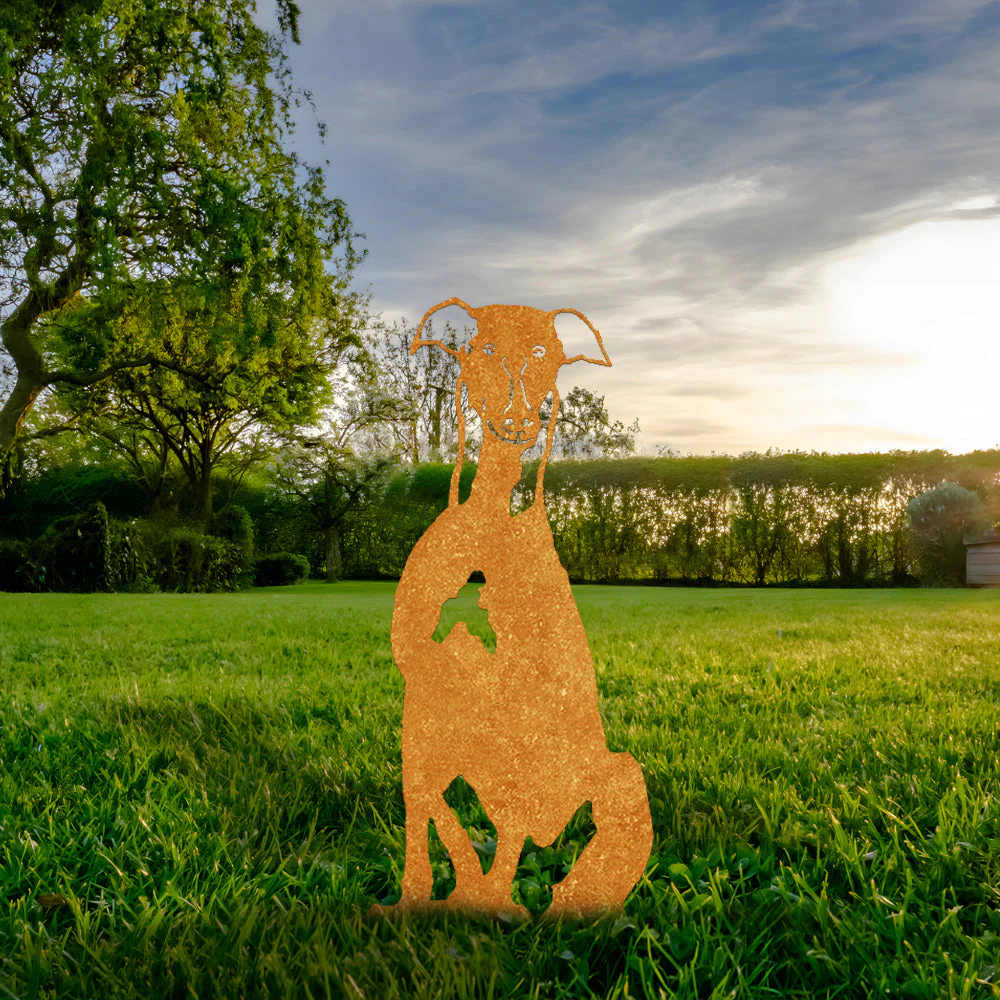 Whippet Silhouette en Métal - Image 2