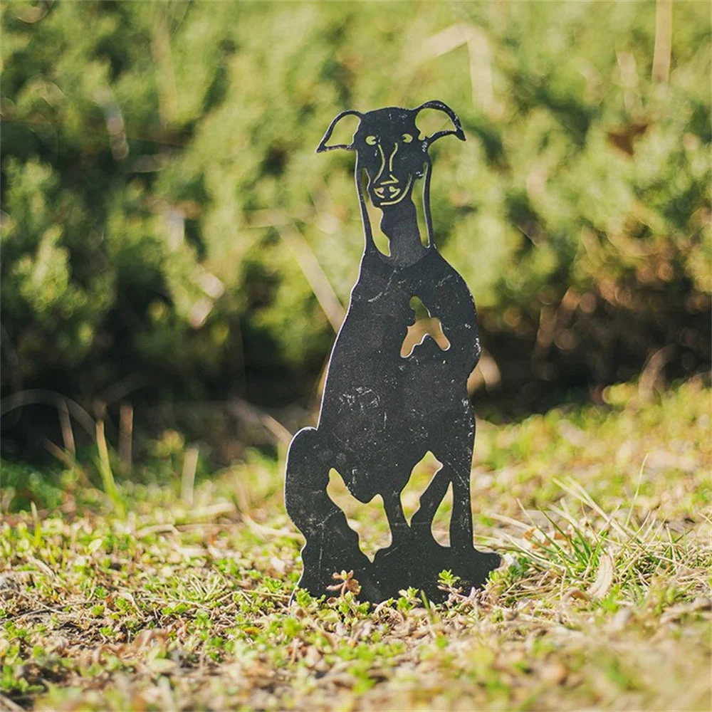 Whippet Silhouette en Métal - Image 3
