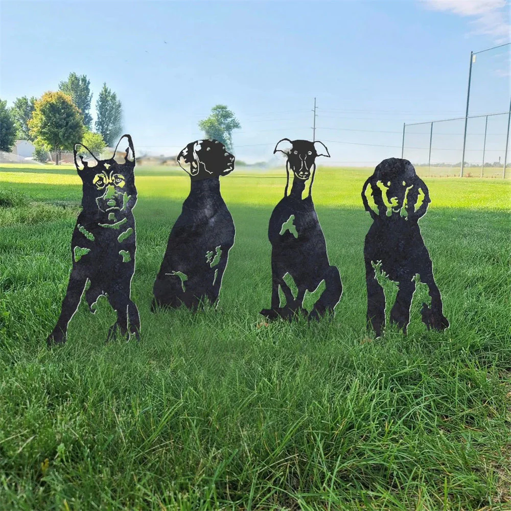 Whippet Silhouette en Métal - Image 5