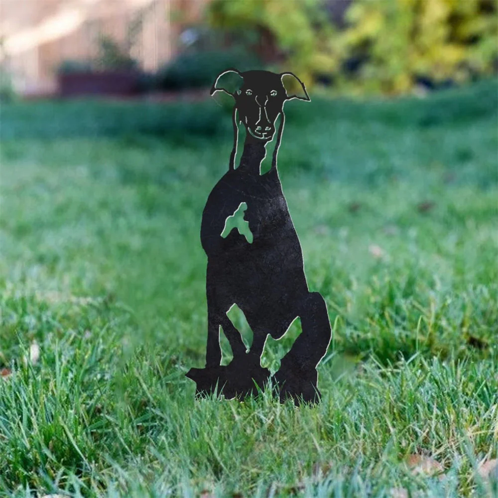 Whippet Silhouette en Métal - Image 6
