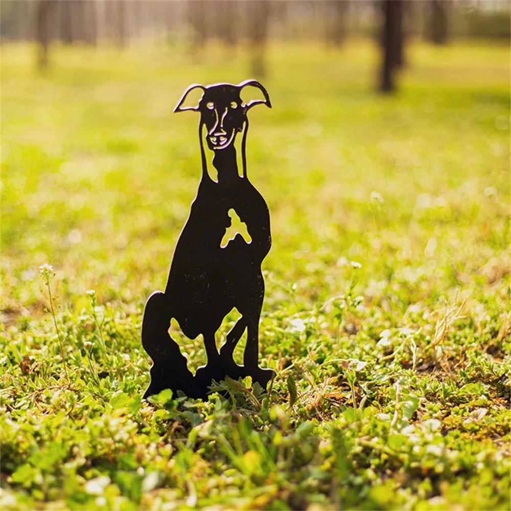Whippet Silhouette en Métal - Image 7