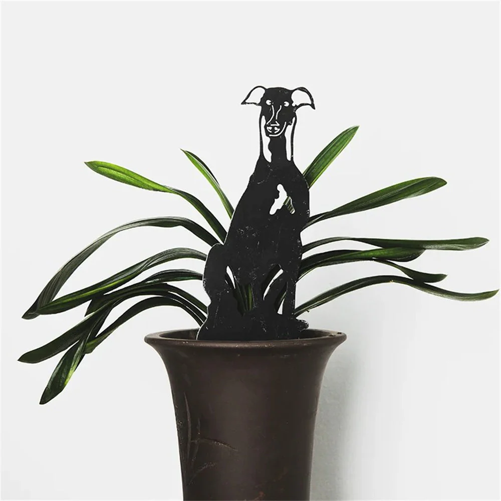 Whippet Silhouette en Métal - Image 9