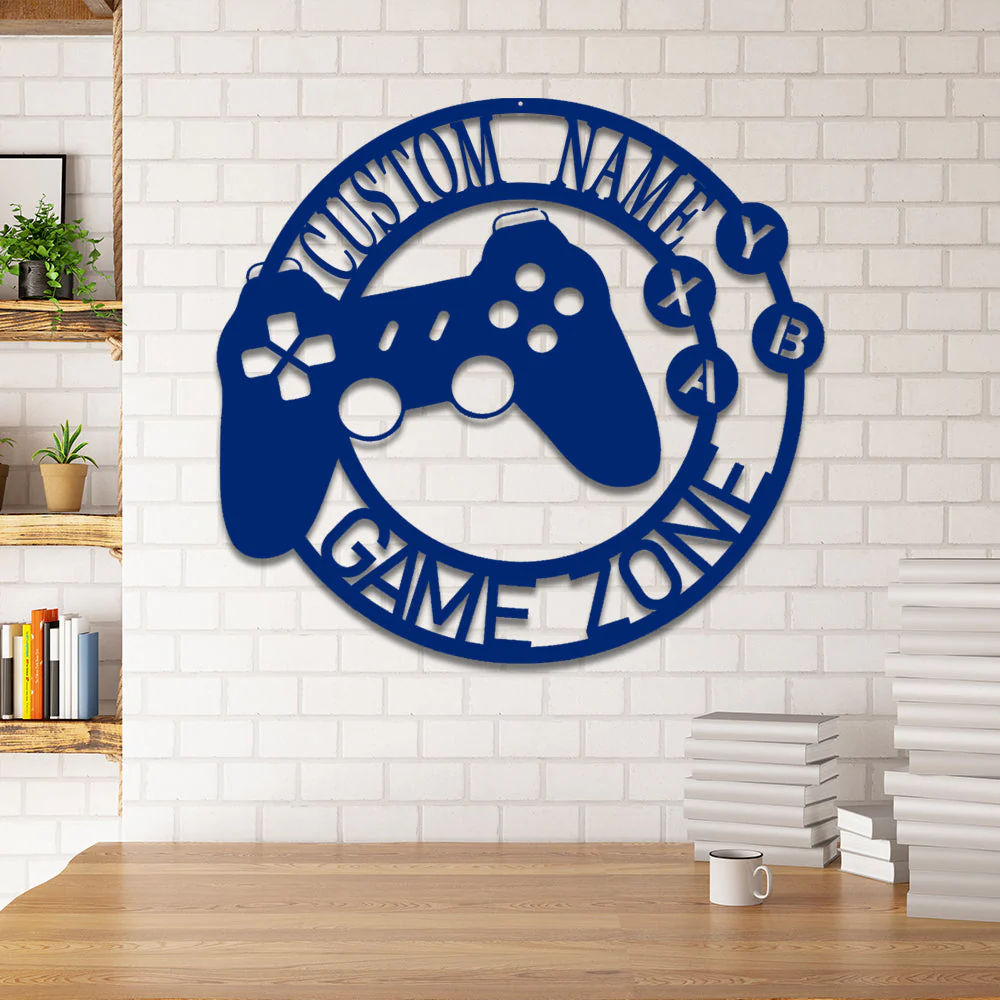 Zone de Jeu Plaque Personnalisée en Métal Décoratif Mural - Image 4