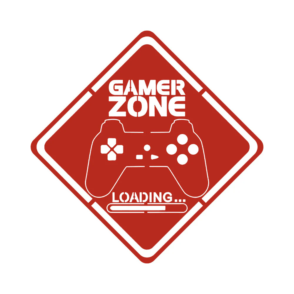 Zone Gamer Plaque en Métal Décoratif Mural - Image 10