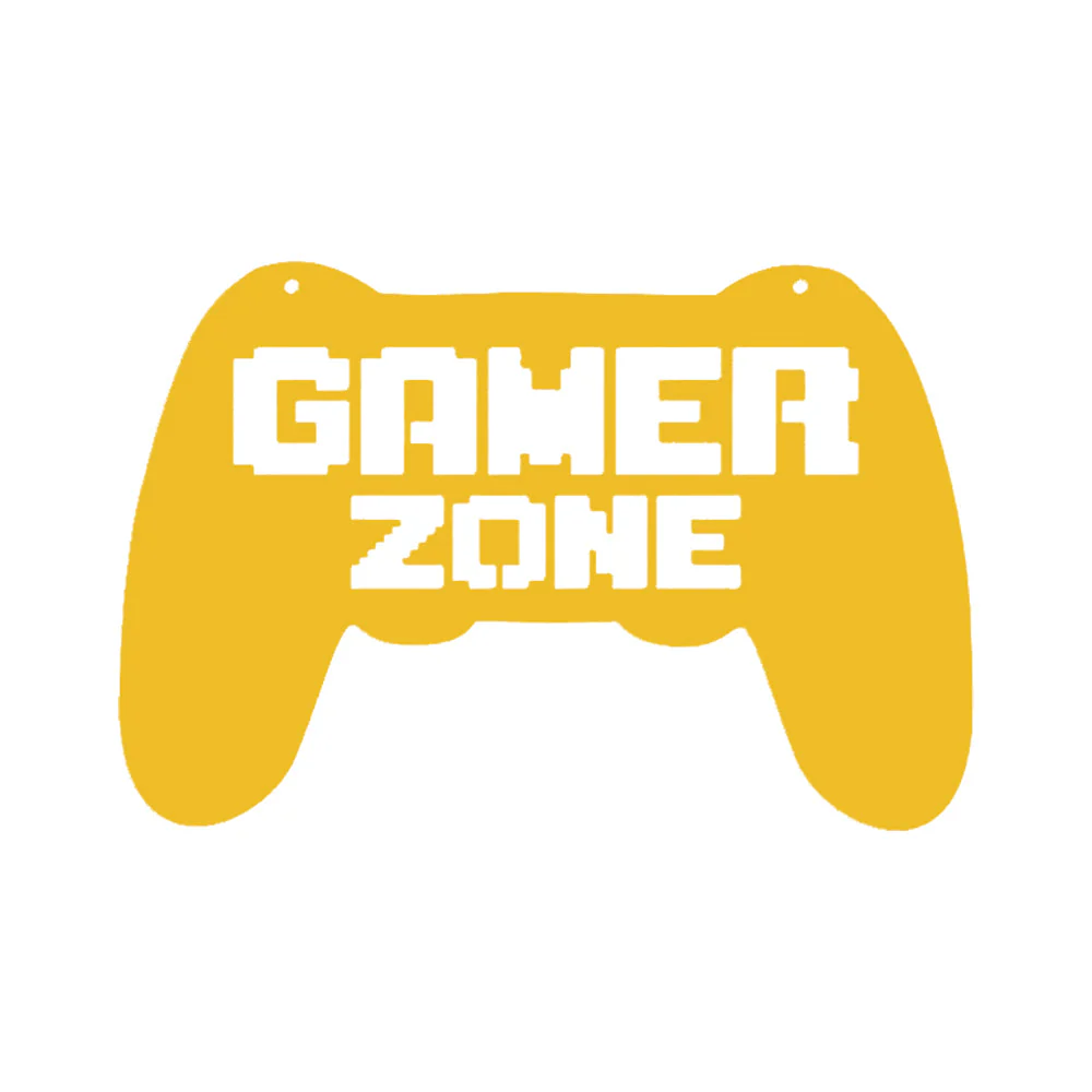 Zone Gamer Plaque en Métal Décoratif Mural - Image 13