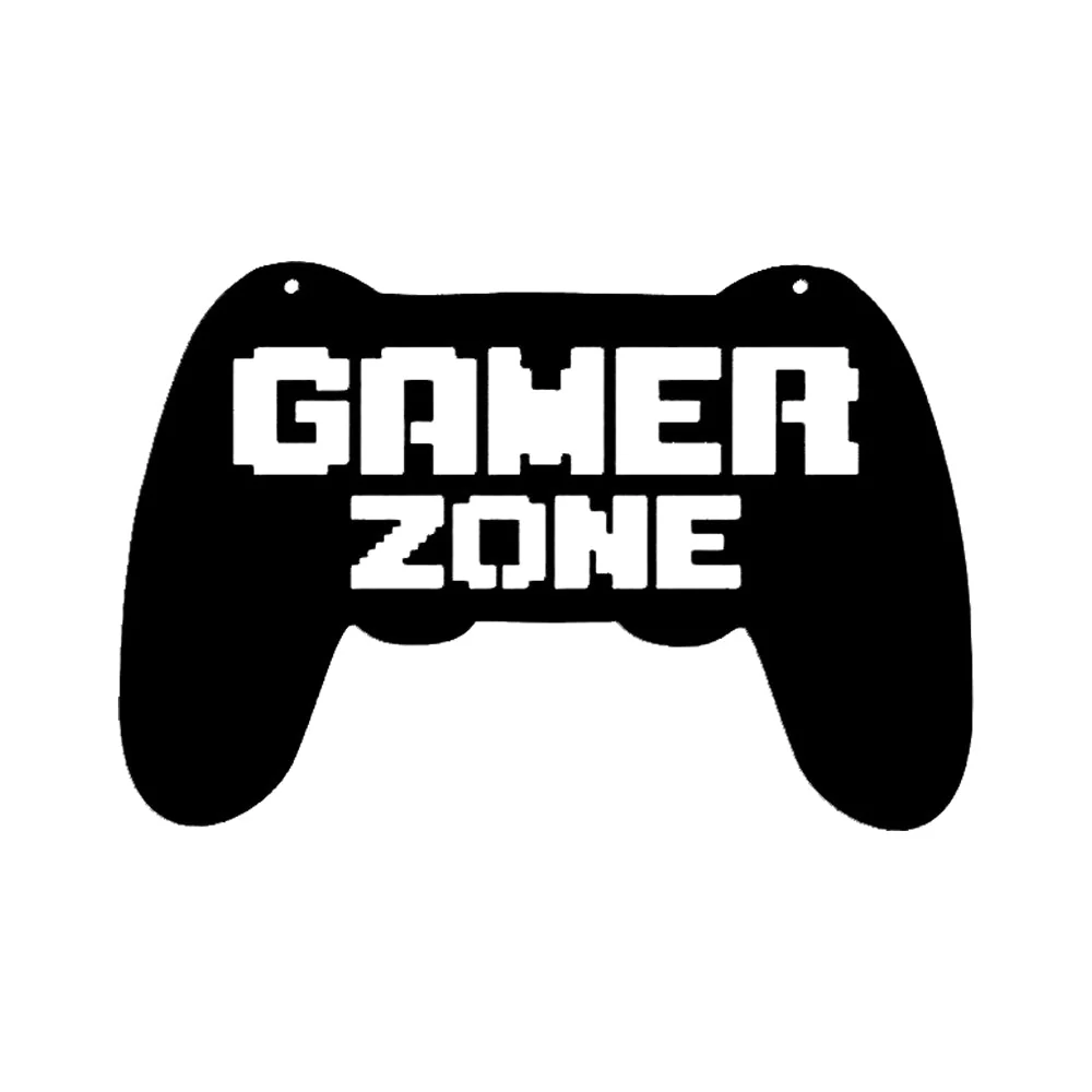 Zone Gamer Plaque en Métal Décoratif Mural - Image 9